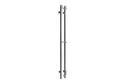 Полотенцесушитель электрический ДВИН X-2 Plaza neo 120/8 (К диммер квадрат Графит)