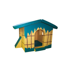 «Домик «Джунгли» с креплениями (мягкое дно — мат)