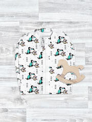 Пелёнка-кокон Mjölk Туканы, уценка