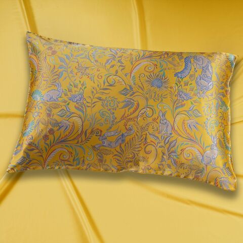 Наволочка 50x70 Mollen Утро желтая шелковая