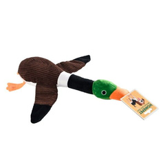 Homepet игрушка для собак селезень с пищалкой и шуршащим эффектом плюш 40,5 см х 41 см