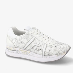 Кожаные кроссовки Premiata Conny 7364 с перфорацией