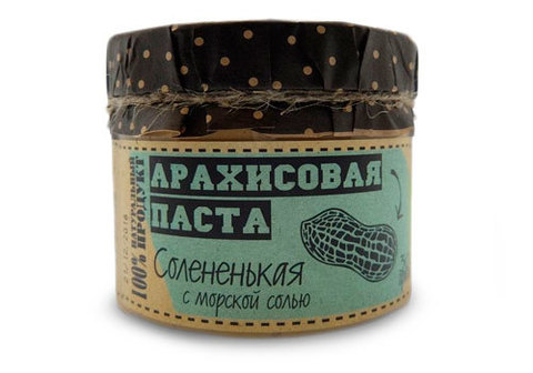 Паста арахисовая с морской солью Благодар, 300г