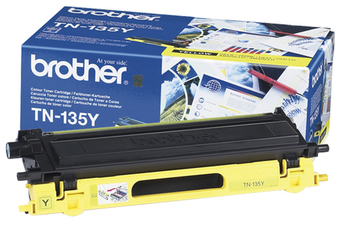 Brother TN-135Y Тонер-картридж повышенной емкости для HL-4040CN/4050CDN/DCP-9040CN/MFC-9440CN/9450CDN желтый (4000 стр.)