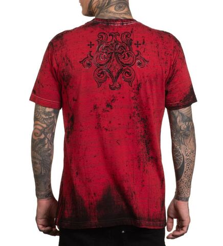 Affliction | Футболка мужская Lost Art Tee A25850 Affliction сзади