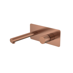 Boheme 125-CB Смеситель STICK из стены COPPER BRUSHED ручка DIAMOND фото