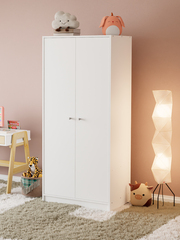 Шкаф распашной двухдверный Марм Плюс, белый