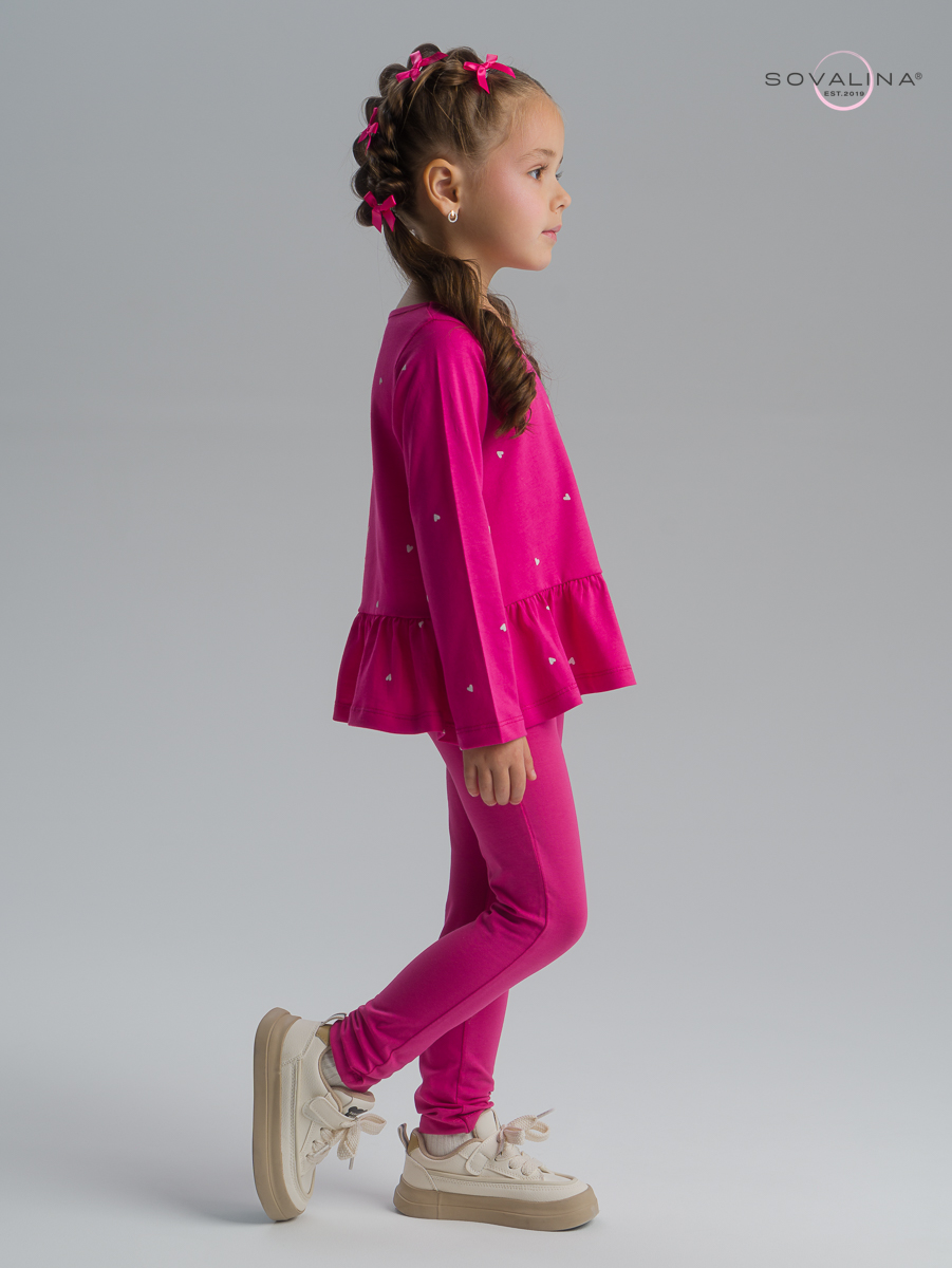 Костюм Алиса SG сердечки барби-фуксия