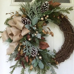 Набор травяных лапок туи, искусственные, 15*11 см, набор 30 шт.