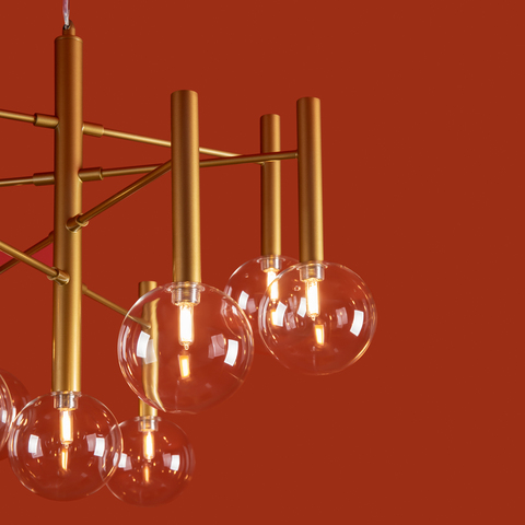 Подвесная люстра Freya Luce FR5584CL-L45G