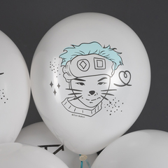 К 12''/30 см, K-POP, BTS, Белый, пастель, 1 ст., 25 шт.