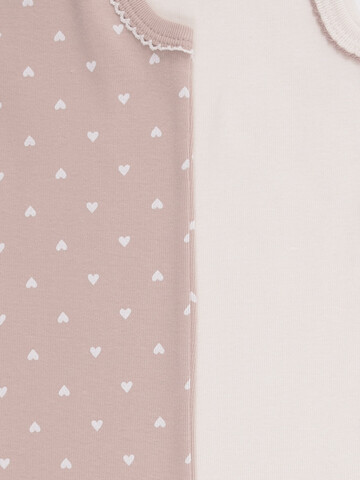 набор майка  для девочки  К 1181-2уп/айвори,нюдовый беж,сердечки