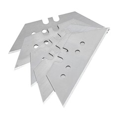 19-2-410 Лезвия сменные для резака, 19 х 60 мм, трапециевидные, HCS, 5шт. (РемоКолор)