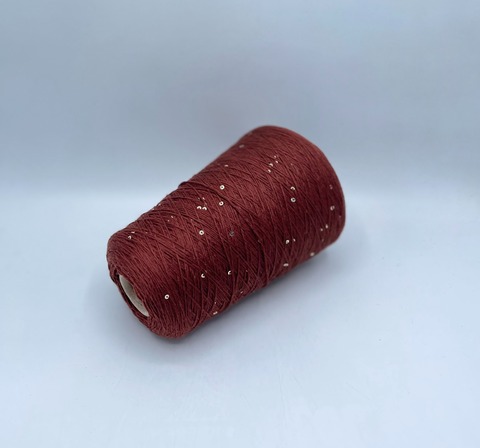 Tollegno, Harmony paillettes, 420м/100гр. 97% Меринос,3% Полиэстер(пайетка) , цвет-Коричневый(880), 37102