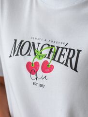 Футболка с принтом свободная эластичная из премиального хлопка  D49.136 (130676)