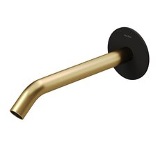 Allen Brau 5.31B18-31GB 5.31B18-31GB PRIORITY 3.0L Излив из стены латунь,встраиваемый,200мм_кольцо-черн.,излив-зол. (367814) фото