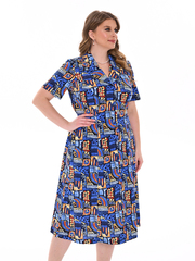 4536 Халат на пуговицах