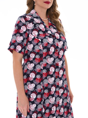 4536 Халат на пуговицах