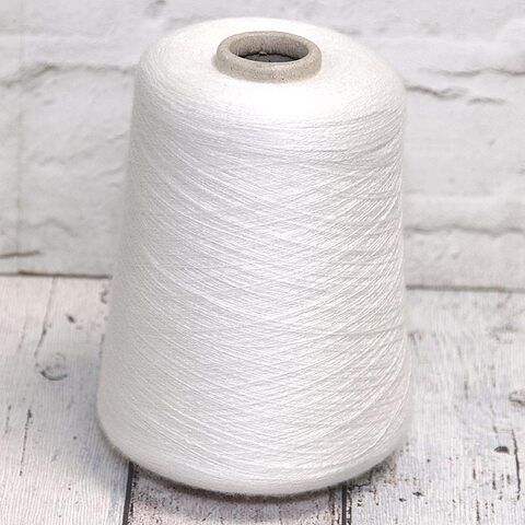 Стрейчевый кашемир LORO PIANA SUPERFLEX 2/52 белый молочный