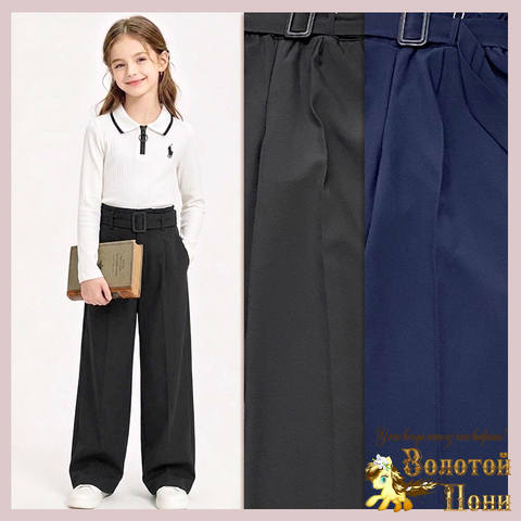Брюки школьные д (9-15) 260415-WD156