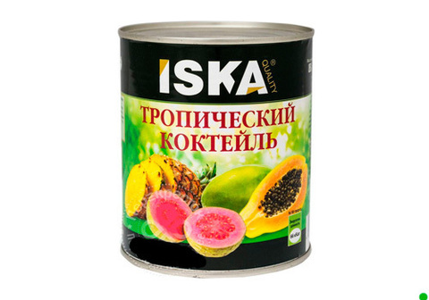 Тропический фруктовый коктейль Iska, 850мл