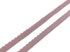 Резинка отделочная пыльно-розовая 12 мм (цв. 019), 605/12