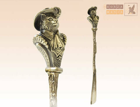 ложка для обуви Кот с держателем