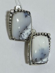 Доминика (серьги из серебра)