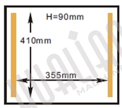 Настольный вакуумный упаковщик HVC-410T/2A (нерж.) Hualian Machinery