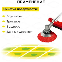 Кордщетка для триммера DDE пластиковая, 200 * 20/25,4 мм