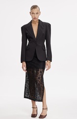 Юбка гипюровая миди