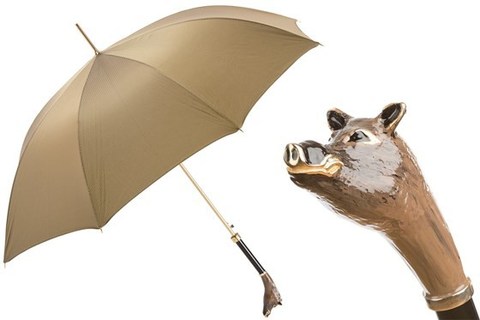 Зонт-трость Pasotti Boar Umbrella, Италия (арт.479 6768-8 K47).
