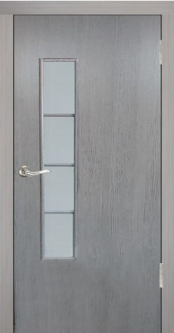 Дверь межкомнатная Экспресс ДО 05, цвет нордик, ламинация, остекленная