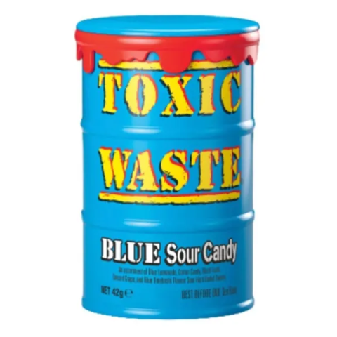 TOXIC WASTE Drum Blue (тутти фрутти, сахарная вата, виноград, голубой лимонад, малина) 42 гр
