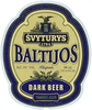 Пиво Svyturys Baltijos этикетка Пиво Svyturys Baltijos этикетка