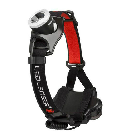 Фонарь налобный Led Lenser H7.2, чёрный, светодиодный, AAAx4 (7297)