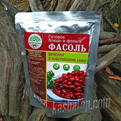 Фасоль красная в собственном соку 'Кронидов', упаковка 325г