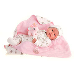 Munecas Antonio Juan Кукла-младенец Reborn Лидия в розовом 52см (81063)