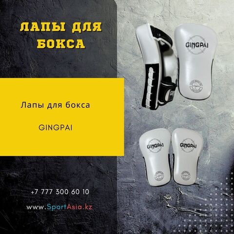 Лапы для бокса GINGPAI белые