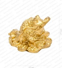 Лягушка кошельковая с монетами, золотая ( в упаковке)
