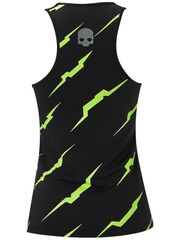 Топ теннисный Hydrogen Thunder Tank Top Woman - black/yellow fluo