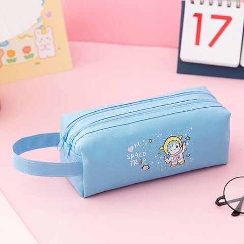 Penal \ Пенал \ Pencil bag astronaut 2 blue