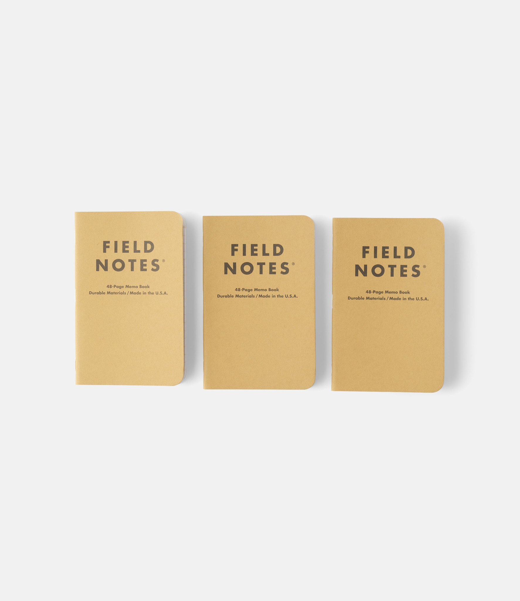 Field Notes Original Kraft Mixed — набор блокнотов