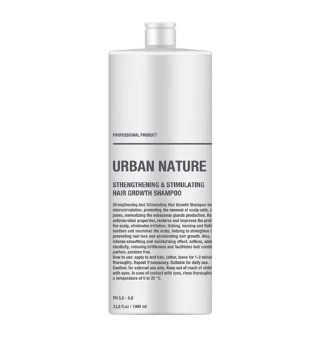 Шампунь Urban Nature STRENTHENING AND STIMULATING HAIR GROW для стимуляции роста волос АКЦИЯ!