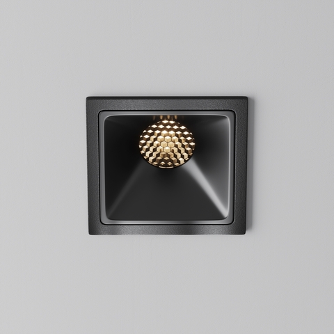 Встраиваемый светодиодный светильник Maytoni Alfa LED DL043-01-10W3K-SQ-B-1