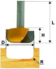 Фреза пазовая фасонная по дереву Энкор 10635