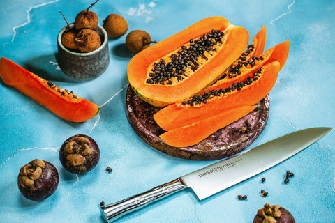 Нож кухонный Гранд Шеф 24см Samura Bamboo