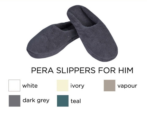 Домашние тапочки мужские Hamam Pera эгейский изумруд