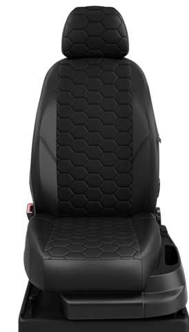 Авточехлы для Volkswagen Polo 5 с 2010-2020 седан Задние спинка и сиденье 40 на 60. Передний подлокотник, 5-подголовников