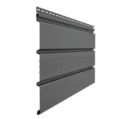 Софит с центральной перфорацией DOCKE PREMIUM Графит 3000*305мм